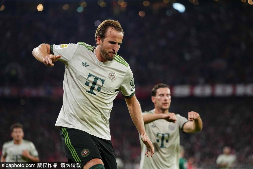 皇冠信用网代理_德甲-凯恩双响斩获百球破纪录 塔首球拜仁4-0迎联赛5连胜